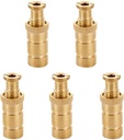The Door Bull Brass Pool Cover Anchors for Concrete & Pavers Deck, Universal Size Fits 3/4" Hole, Ideal for Inground Pool Safety Covers, Durable & Easy to Install (5 Pack)