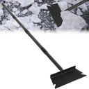 Garden Shovel, Floor Scraper, Ice Scraper, 59 Inch Adjustable Heavy Duty Snow Scraper Long Handle, Garden Flat Shovel for Lawn Edging Weeding Digging Snow Removal and Ice Scraping