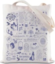 ZJXHPO Fantasy Ring Movie Tote Bag Dwarf & Elves Reusable Grocery Shopping Bag LOTR Shoulder Bag (Ring Tote), Medium