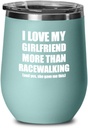 Racewalking Boyfriend Wine Glass Funny Gift For Bf Lover From Girlfriend Insulated Tumbler With Lid Teal