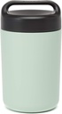 Goodful Stainless Steel Food Jar, Double Wall Vacuum Sealed Insulated Food Storage Container with Carry Handle Lid, 16-Ounce, Sage