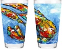 Caroline's Treasures MW1171PINT Crawfish 16 ounce Mixing Glass Pint Glass for Beer, Margaritas, Sodas and More, Restaurant Quality Glassware