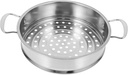 Garneck Stainless Steel Basket 24cm Steaming Pot for Bao Pressure Cooker Rice Cooker Insert Vegetables Fruit Colander Strainer