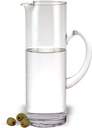 Badash Celebrate Crystal Glass Pitcher - 54 oz. Mouth-Blown Classic Martini Cylinder-Shaped Pitcher/Carafe for Water, Juice, Iced Tea & More - Fine Quality Lead-Free Crystal