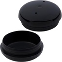 Project Patio 1-1/2" Wrought Iron Patio Furniture Feet Caps - Round Plastic Outdoor Metal Table and Chair Floor Protector Glide Replacement Parts (32 Pack)