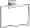 Angle Simple Hand Towel Holder Brushed Nickel, SUS 304 Stainless Steel Square Bathroom Towel Ring Hanger, Wall Mount, 7.09 Inches