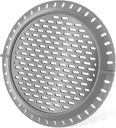 Shower Drain Hair Catcher Cover, Bathroom Sink Drain Strainer with Silicone Rim, Stainless Steel Round Flat Filter Hair Trap for Bathtub, Tub, Shower, Bathroom Floor (Silver)