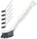 6-Pack Grout Cleaner Brush Scrub Set - Stiff Bristle Scrubbing & Detail Cleaning Brushes for Household Use on Bathtub, Shower, Kitchen, Tile Floors, Sink, Grooves, Window Tracks, Drains