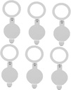 Housoutil 6pcs Peephole Privacy Cover Door Viewer for Home Hotel Block for Unwanted Viewers Water Easy Installation Fits Peepholes