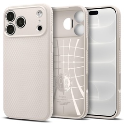 Spigen Liquid Air Case for iPhone 17/18 Pro Max, Natural Titanium