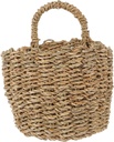 DECHOUS Woven Wall Hanging Storage Basket Rustic Decorative Organizer for Home Kitchen and Garden Sturdy Natural Material Multi Purpose Use for Flowers Seasonings and More