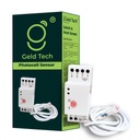 Geld Tech GT-LD308, 220-240V AC Auto Day/Night Photocell Sensor, LDR Sensor Switch, IP65 Waterproof, 20A Load Capacity, Ideal for Outdoor Lighting, Street Lights, Garden Lights, Floodlights