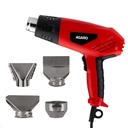AGARO 2000W Heat Gun Dual Temperature and Air Flow Control with 4 Nozzle Attachments, Hot Air Heating helps in Shrink Wrapping, Paint Removal, Rusted Bolt Stripping,Wire Shrinking, Crafting HG2120