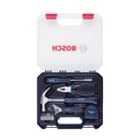 BOSCH 12-Piece Hand Tool Kit for Home | Screwdriver, Plier, Wrench & More | Professional Precision Tools | Ergonomic & Rust-Resistant | Hard Case | Blue