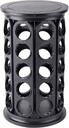 Coffee Pod Carousel Organizer for Keurig K-Cup Pods, 40 Capacity Coffee Bags Holder Plastic Countertop Storage for Home Office Kitchen (Black)