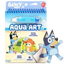 Horizon Group USA Bluey Aqua Art - Reusable Water Reveal Activity Pages With Water Pen for No-Mess Drawing and Coloring