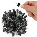 OWLKELA 120 Pack Binder Clips, 5/8 Inch, Black