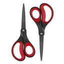 LIVINGO Scissors All Purpose Heavy Duty 8" Office Titanium Non Stick 2 Pack