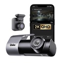 Qubo Car Dashcam [New Launch] Pro 2K Front + Rear by Hero Group | Dual Channel Dash Cam | Wide Angle View | G-Sensor | Wi-Fi | Emergency Recording | Supports Up to 1 TB SD Card