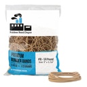3''x1/16'', Size #18, Approximately 450 Rubber Bands Per Bag, All Purpose Rubber Bands, Rubber Band Measurements: 3''x1/16'' - 1/4 Pound Bag, Beige