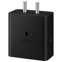 Samsung Original 60W Power Adapter (Black), GaN Fast Charging, USB Power Delivery 3.1, Universal Compatibility (Without Cable)
