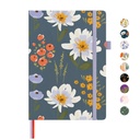 &And Per Se Lined Hardcover Notebook – A5 5.7"x8" College Ruled, 160 Pages, 100gsm Thick Paper – Aesthetic Journal for Women, Gift-Ready Planner, Everyday Writing Notebook (Garden Flowers)