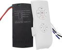 Quick Sense QS-RF02 Ceiling Fan Remote Control Kit | Wireless Fan and Light Remote Control Switch | Controls 1 Fan and 1 Light | AC 85-265V Universal | For Home, Office, Hotel and Hall