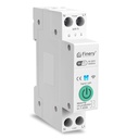 Finery 63A Smart WiFi Switch with Over/Under Voltage Overload Protection Adjutable Threshold and Alarm for AC, Geyser, 1Hp Water Pump (Single Phase), Room Heater Heavy Duty Works with Alexa & GHome
