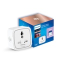PHILIPS 10A Smart WiFi Plug | Wiz Connected Voice Controlled, Alexa & Assistant Compatible Smart Plug with Energy Consumption Monitoring, Pack of 1