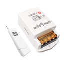 amiciSmart Wireless Remote Controlled Electrical Switch, 220V On/Off Switch with 1km Range for Tubewell, Pump, Motors, etc (3.5kW), White