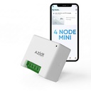 AZIOT 4 Node Smart Switch Mini - WiFi/Bluetooth Communication - Made in India - Timer Function - Works with Home and Alexa… (2 Module Size)