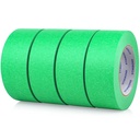 4-Packs Green Painters Tape 2inch x 55 Yards (220 Total Yards), Medium Adhesive Green Masking Tape for Wall Painting, Furniture Painting, DIY Handmade Decoration
