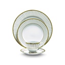 Noritake Japan - Porcelain Serving Bowl 1 pc - Luxury Dining and Kitchen Set - Hearth Collection Monarch Gold Golden Spare Small Serving Bowl