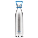 Milton Duo 2200 Thermosteel 24 Hours Hot and Cold Water Bottle with Handle, 2.02 litres, Silver