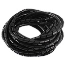 12mm X10 mtr Cable Protector Sleeve Spiral Wire Sleeve Cable Wrap Polyethylene for Robotics Machinery and 3D Printer CNC Machine Computer PC TV or Electric Wires Used for Commercial (Black 10mtr)