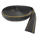 Dolphy Floor Cable Cover, 5 Meter Floor Cords, Cables and Wires Protector 1 Channels,Perfect for Office, Home, Workshop, Warehouse, Concert, or Other Outdoor Surroundings