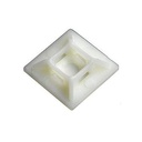 Nylon Cable Zip Tie Mounts, Self-Adhesive Tie Mount for Wire Alightment Arrangement DIY Works (19mm X 19mm) Pack of 100 Pc