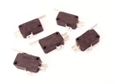 ERH India (Pack of 5) Micro Limit Switch 220v Momentary SPDT Snap Action Switch Push Button AC DC (125v-250v) (0.6-6 Amp)