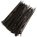 SCHOFIC Cable Zip Ties Heavy Duty 200 MM, 4.8MM Ultra Strong Plastic [POLYAMIDE] Wire Ties with 49 Pounds Tensile Strength, Nylon Tie -BLACK (200)