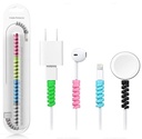 Spiral Cable Protector Winder Sleeve for Protecting Expensive Cables (1 Set - 4 Pieces)