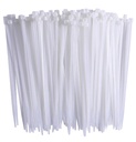 100 Pcs 6" in Cable Ties 150 Mm White Nylon Cable Tie Zip Wire Organiser Ties Premium Nylon Self Locking Cable Tie (White)(150 x 2.5 MM)