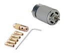 ERH India 12v 555 DC Motor 12000rpm High Speed with Drill Chuck for DIY Projects RS-555 Multipurpose Brushed Motor 13000rpm High RPM