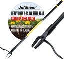 Jardineer 45" Stand Up Weeder Puller Tool, Weed Remover Tool with Long Handle, Weeding Tools Gardening Heavy Duty with 4 Claw Steel Head