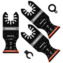 3 PCS TiCN Carbide Oscillating Saw Blades, Heavy-Duty Streamlined Blades for Cutting Screws, Nails, Bolts, Compatible with DeWalt, Milwaukee, Makita, Ryobi, Bosch and More!