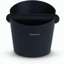 Coffee Knock Box for Coffee, ABS Coffee Grind Knock Box, Shock-Absorbent Durable Coffee Espresso Knock Box Dump Bin Grind Waste Removable Detachable Knock Bar and Non-Slip Base (Black)