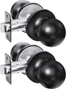 ARPHA 2 Pack Matte Black Door Knobs