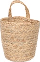 PRETYZOOM Rattan Wall Basket - Rustic Hanging Baskets for Wall Storage and Organization, Jute Woven Hanging Bucket for Farmhouse Decoration
