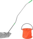 Beach Sand Rake & Bucket, Detachable Stainless Steel Sharp Teeth Wide Basket Beach Rake Durable Metal Sand Sifter Shovel Practical Tools for Finding