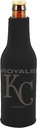 Kansas City Royals 2-Pack Zipper Bottle Tonal Black Beverage Insulator Holder Neoprene Cooler Clip
