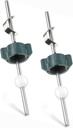 2 Pack Lavatory Pop up Center Piece Assembly, Compatible with Price Pfister Pop up Stopper, Replacement for PS2673, Pivot Rod Bathroom Sink Repair Kit